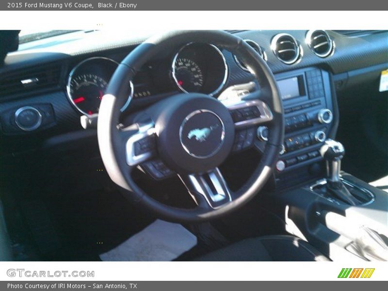 Black / Ebony 2015 Ford Mustang V6 Coupe
