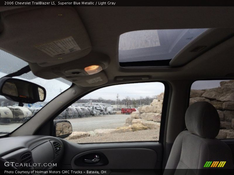 Superior Blue Metallic / Light Gray 2006 Chevrolet TrailBlazer LS