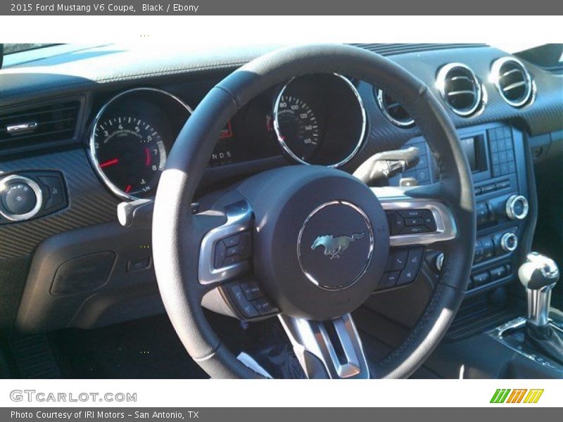 Black / Ebony 2015 Ford Mustang V6 Coupe