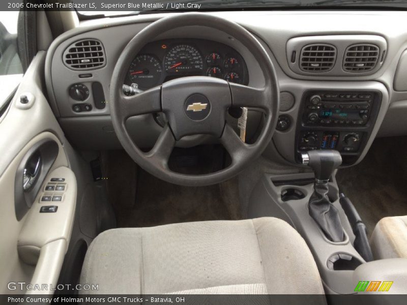 Superior Blue Metallic / Light Gray 2006 Chevrolet TrailBlazer LS
