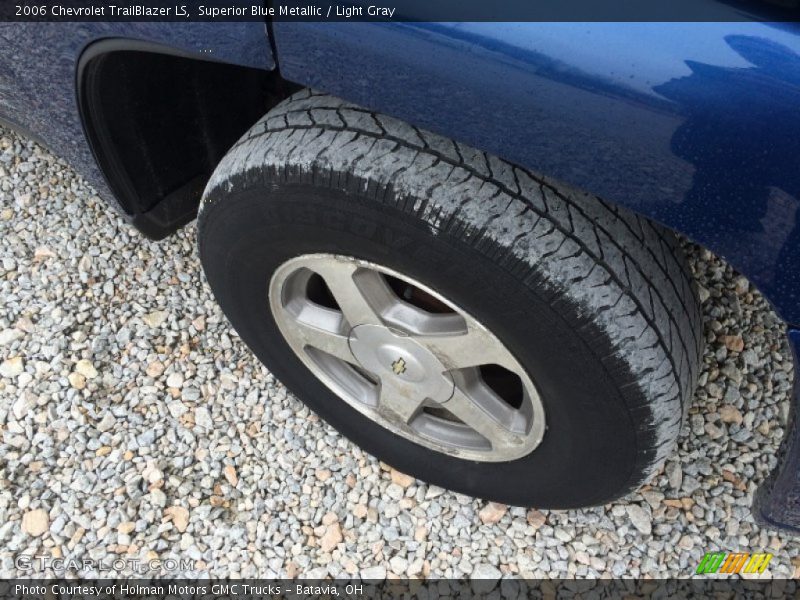 Superior Blue Metallic / Light Gray 2006 Chevrolet TrailBlazer LS