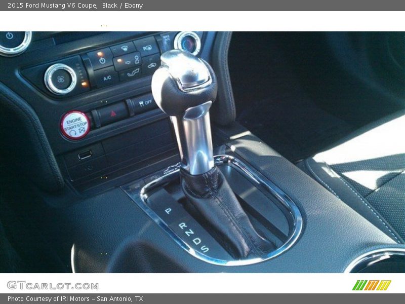 Black / Ebony 2015 Ford Mustang V6 Coupe