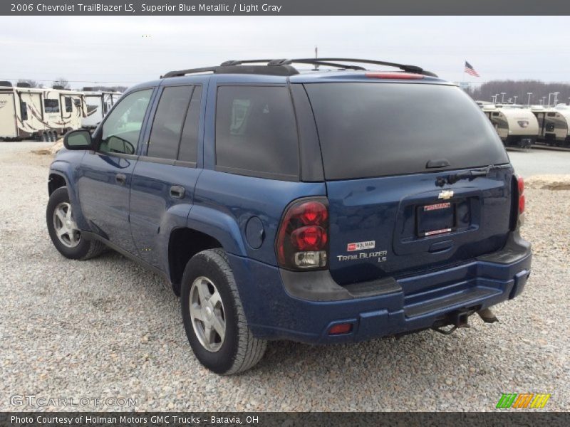 Superior Blue Metallic / Light Gray 2006 Chevrolet TrailBlazer LS