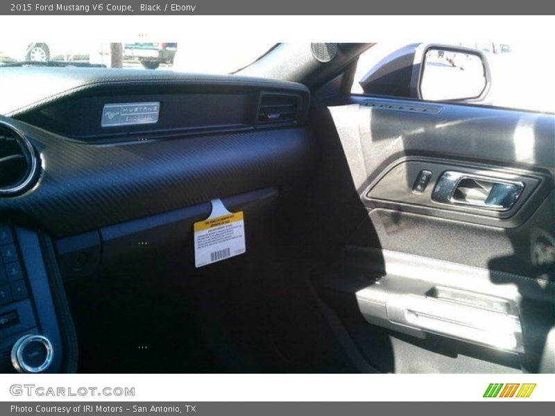 Black / Ebony 2015 Ford Mustang V6 Coupe