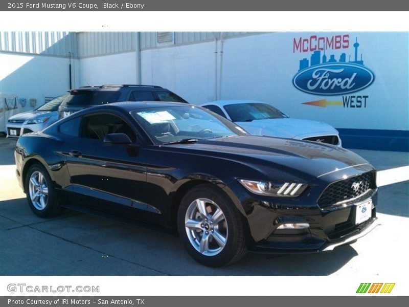 Black / Ebony 2015 Ford Mustang V6 Coupe