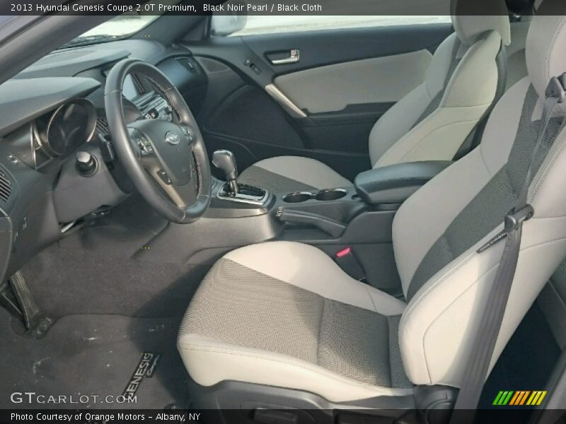 Black Noir Pearl / Black Cloth 2013 Hyundai Genesis Coupe 2.0T Premium