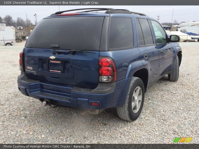 Superior Blue Metallic / Light Gray 2006 Chevrolet TrailBlazer LS