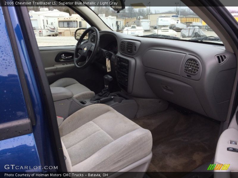 Superior Blue Metallic / Light Gray 2006 Chevrolet TrailBlazer LS