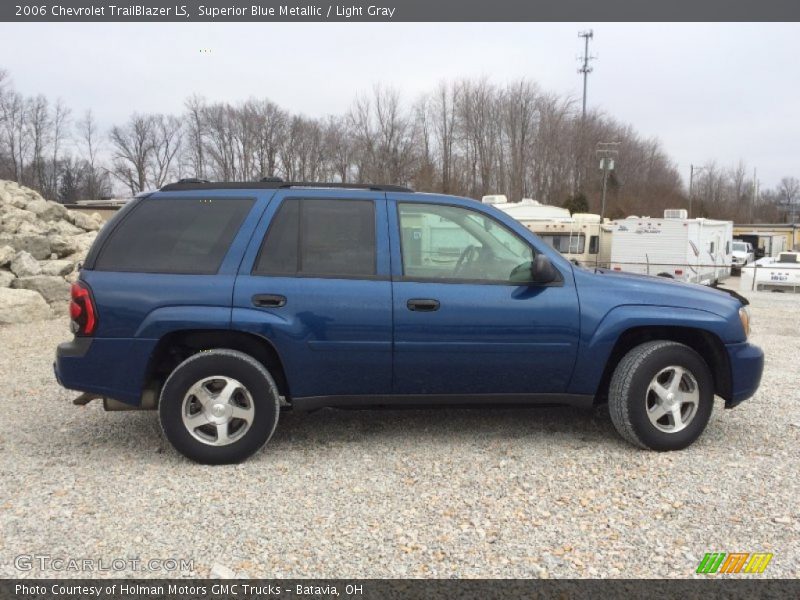 Superior Blue Metallic / Light Gray 2006 Chevrolet TrailBlazer LS