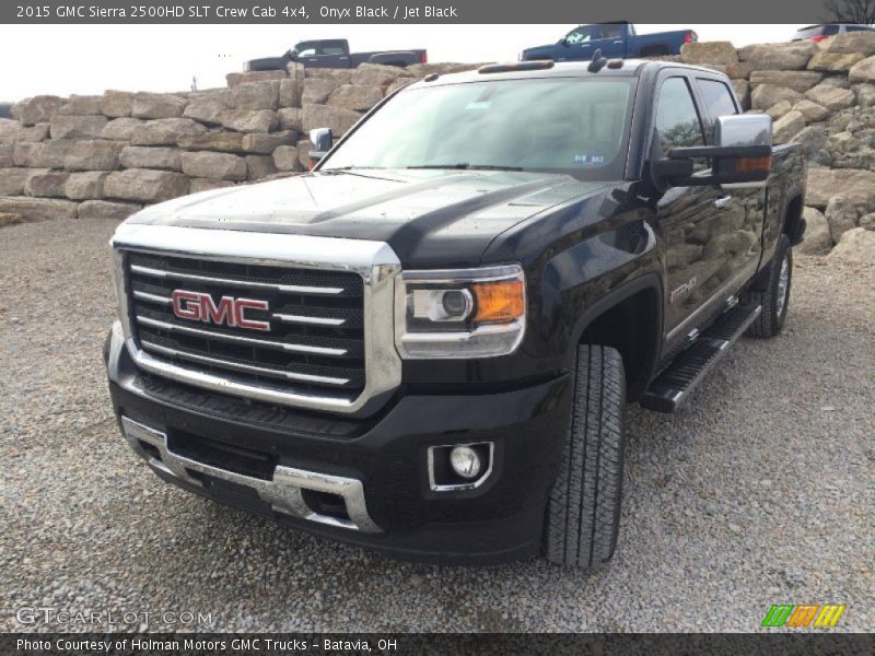 Onyx Black / Jet Black 2015 GMC Sierra 2500HD SLT Crew Cab 4x4