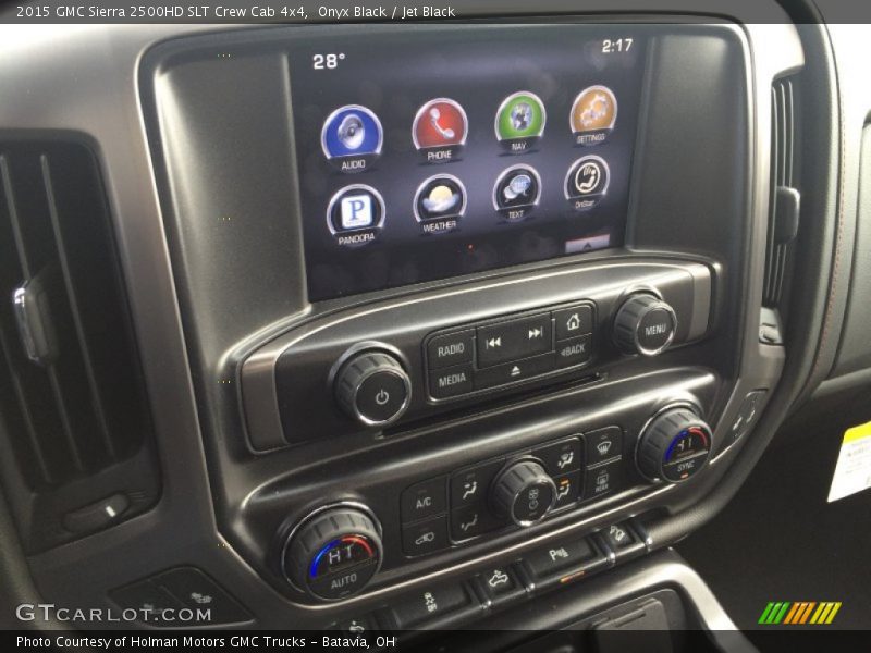 Onyx Black / Jet Black 2015 GMC Sierra 2500HD SLT Crew Cab 4x4