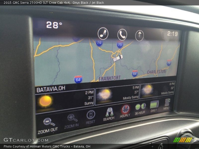 Onyx Black / Jet Black 2015 GMC Sierra 2500HD SLT Crew Cab 4x4