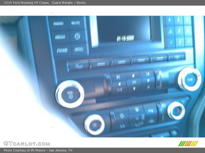 Guard Metallic / Ebony 2015 Ford Mustang V6 Coupe