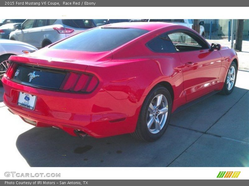 Race Red / Ebony 2015 Ford Mustang V6 Coupe