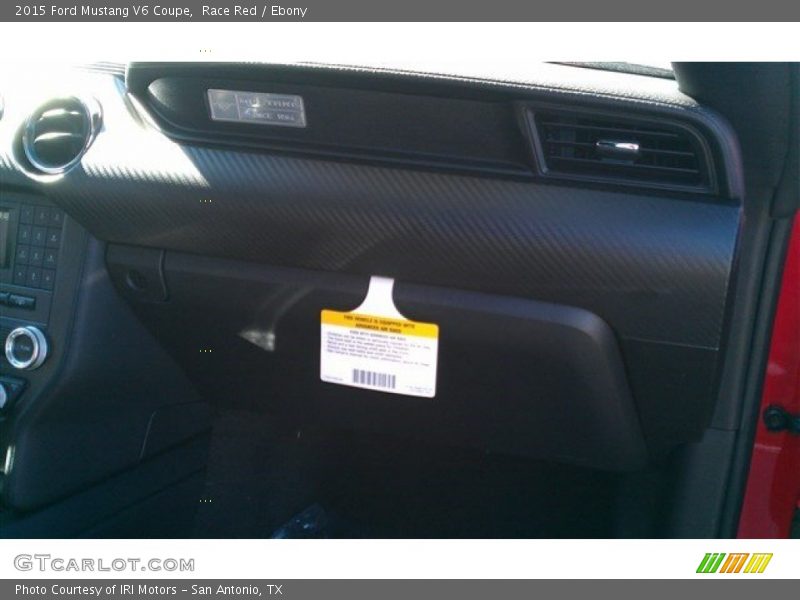 Race Red / Ebony 2015 Ford Mustang V6 Coupe