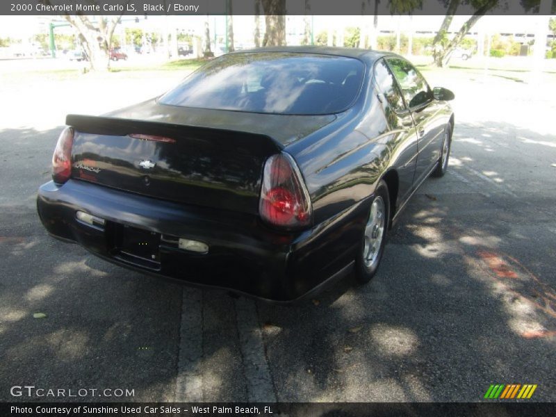 Black / Ebony 2000 Chevrolet Monte Carlo LS