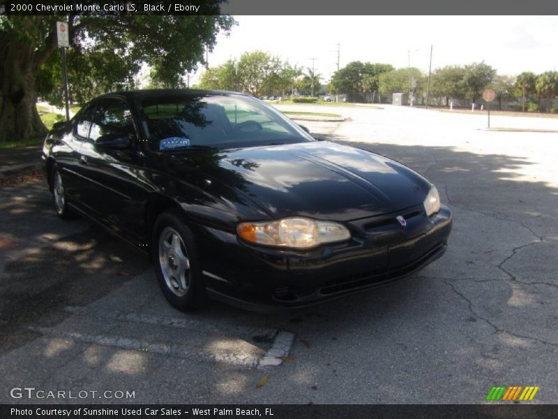 Black / Ebony 2000 Chevrolet Monte Carlo LS
