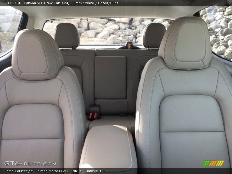 Summit White / Cocoa/Dune 2015 GMC Canyon SLT Crew Cab 4x4