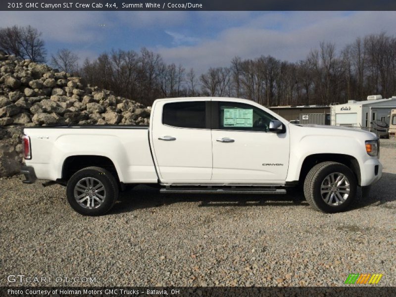  2015 Canyon SLT Crew Cab 4x4 Summit White