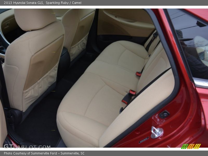 Sparkling Ruby / Camel 2013 Hyundai Sonata GLS