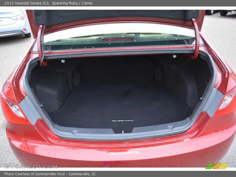 Sparkling Ruby / Camel 2013 Hyundai Sonata GLS