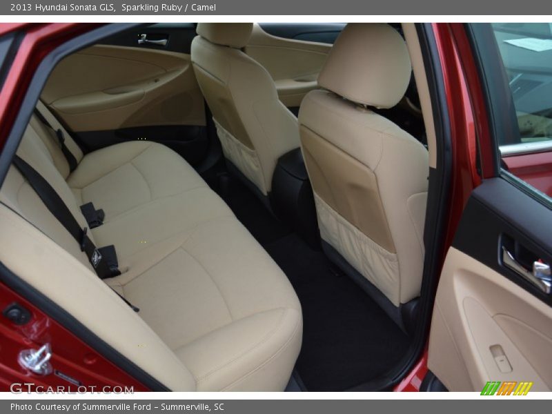 Sparkling Ruby / Camel 2013 Hyundai Sonata GLS