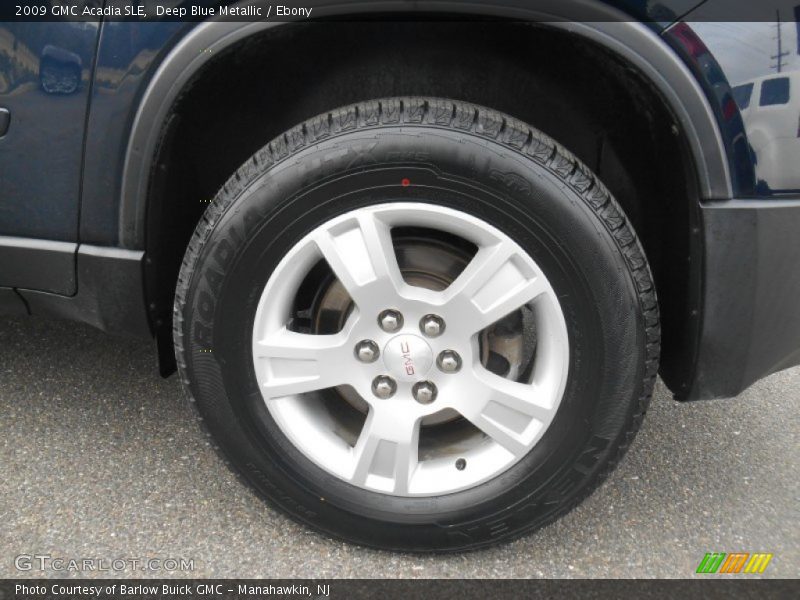 Deep Blue Metallic / Ebony 2009 GMC Acadia SLE