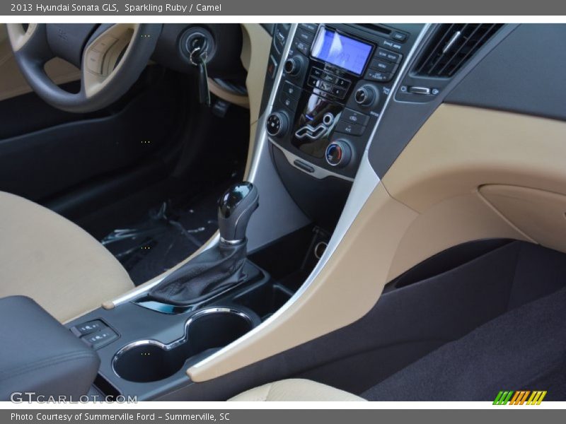 Sparkling Ruby / Camel 2013 Hyundai Sonata GLS
