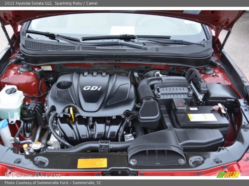 Sparkling Ruby / Camel 2013 Hyundai Sonata GLS