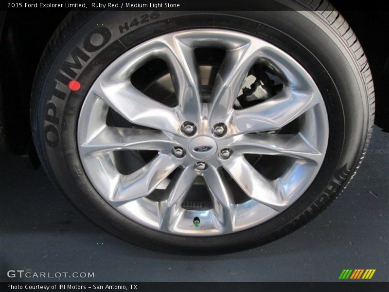 Ruby Red / Medium Light Stone 2015 Ford Explorer Limited
