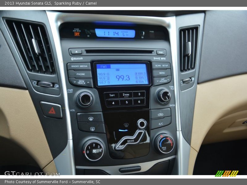 Sparkling Ruby / Camel 2013 Hyundai Sonata GLS