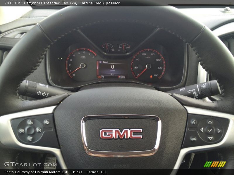 Cardinal Red / Jet Black 2015 GMC Canyon SLE Extended Cab 4x4