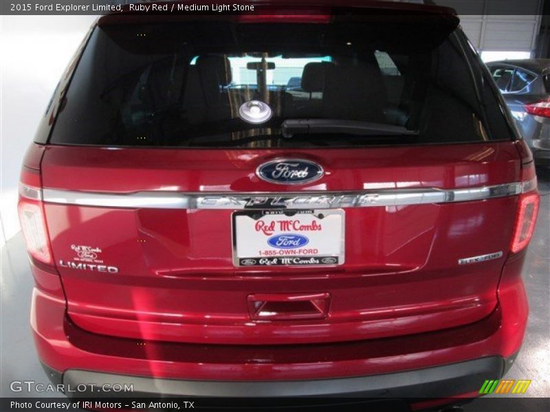 Ruby Red / Medium Light Stone 2015 Ford Explorer Limited