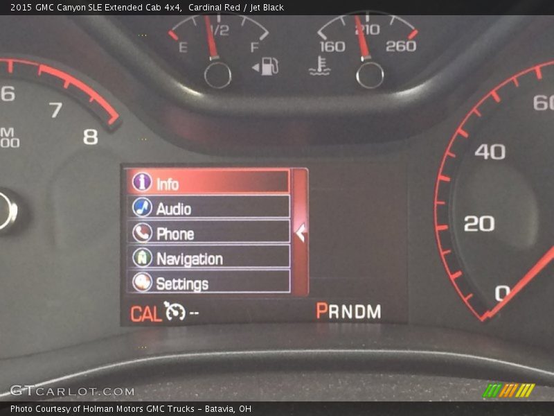Cardinal Red / Jet Black 2015 GMC Canyon SLE Extended Cab 4x4