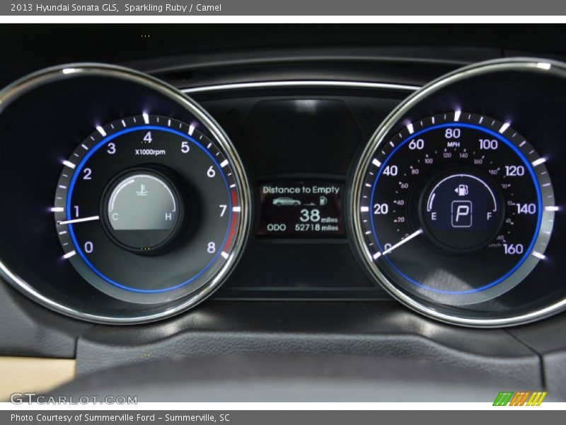 Sparkling Ruby / Camel 2013 Hyundai Sonata GLS
