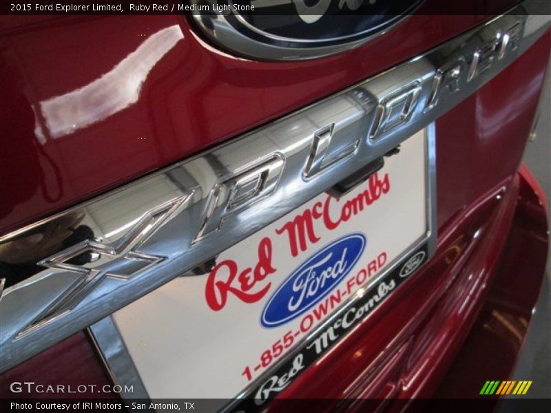 Ruby Red / Medium Light Stone 2015 Ford Explorer Limited