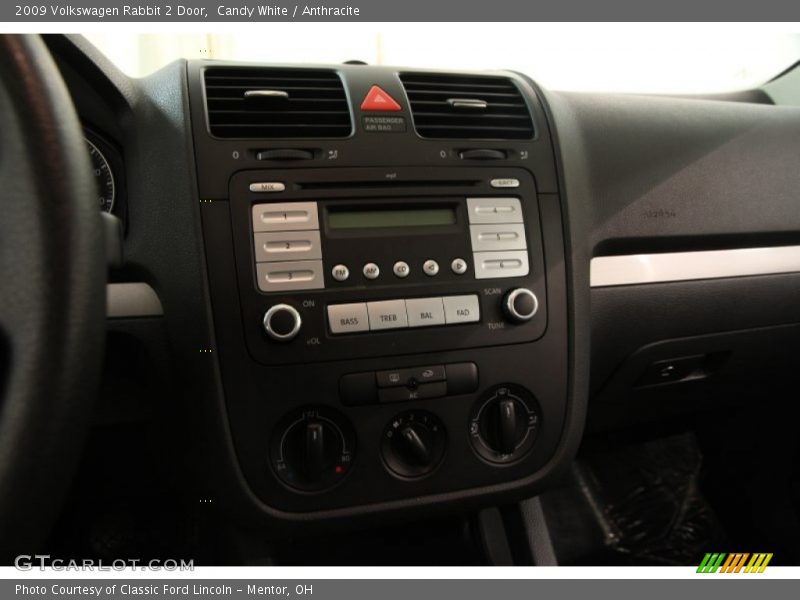 Candy White / Anthracite 2009 Volkswagen Rabbit 2 Door