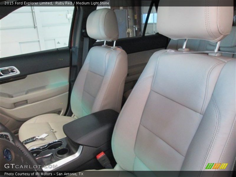 Ruby Red / Medium Light Stone 2015 Ford Explorer Limited