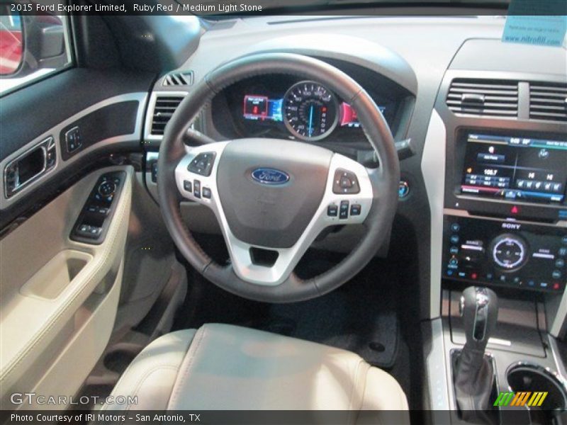 Ruby Red / Medium Light Stone 2015 Ford Explorer Limited