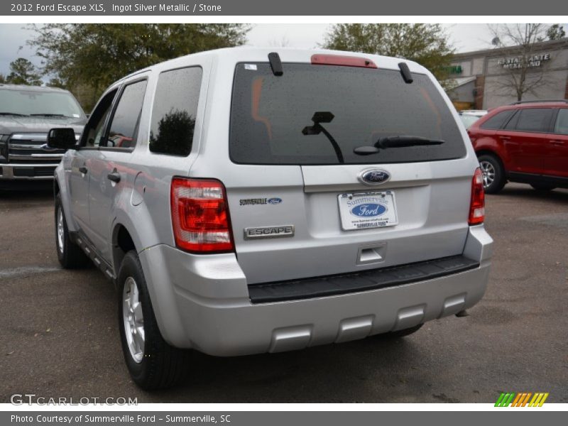 Ingot Silver Metallic / Stone 2012 Ford Escape XLS