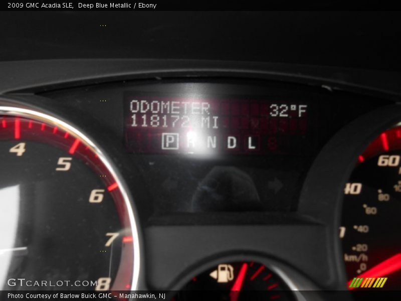 Deep Blue Metallic / Ebony 2009 GMC Acadia SLE