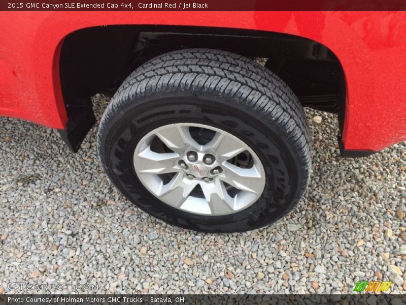 Cardinal Red / Jet Black 2015 GMC Canyon SLE Extended Cab 4x4