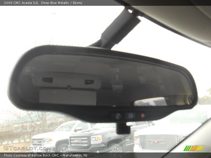 Deep Blue Metallic / Ebony 2009 GMC Acadia SLE
