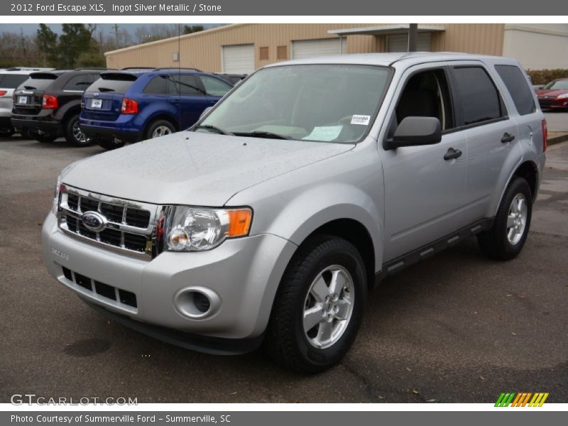 Ingot Silver Metallic / Stone 2012 Ford Escape XLS