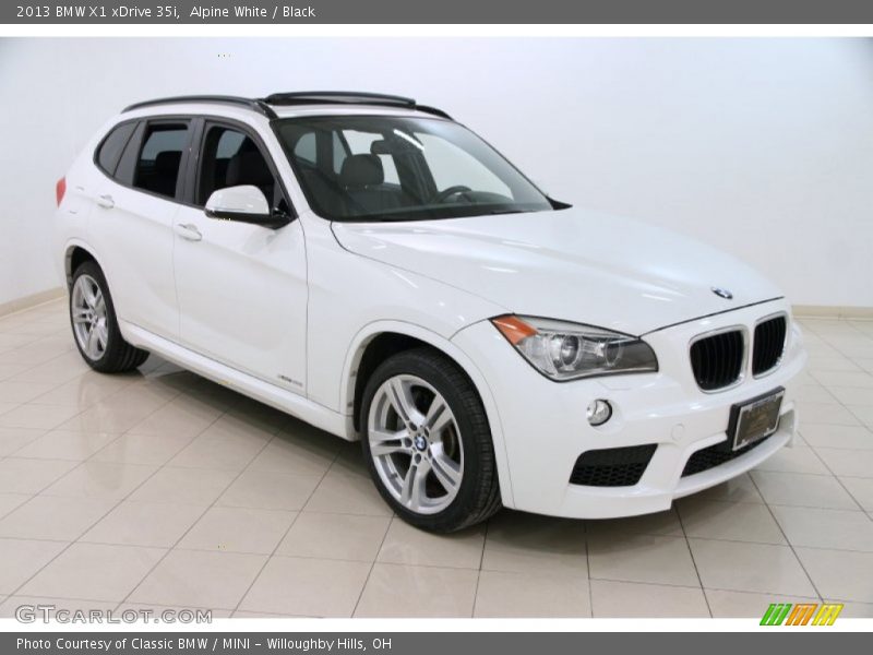 Alpine White / Black 2013 BMW X1 xDrive 35i