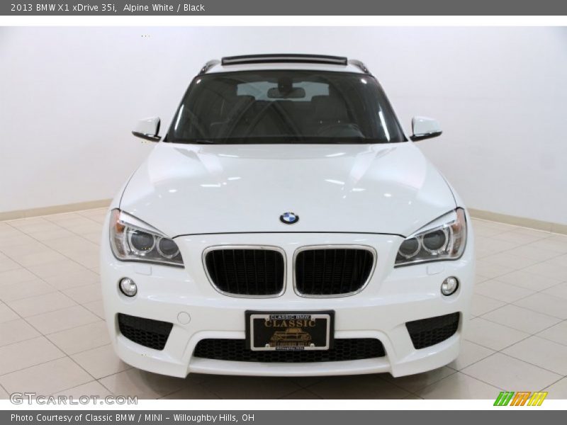 Alpine White / Black 2013 BMW X1 xDrive 35i