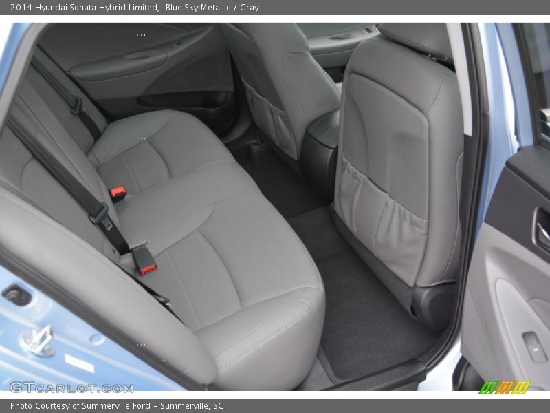 Blue Sky Metallic / Gray 2014 Hyundai Sonata Hybrid Limited