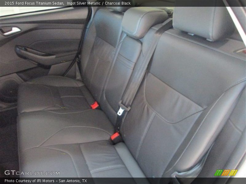 Ingot Silver Metallic / Charcoal Black 2015 Ford Focus Titanium Sedan