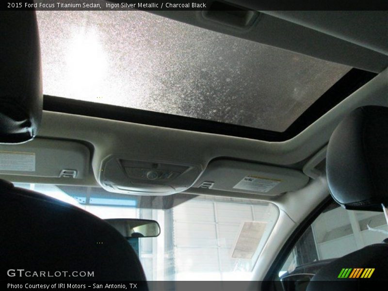 Ingot Silver Metallic / Charcoal Black 2015 Ford Focus Titanium Sedan