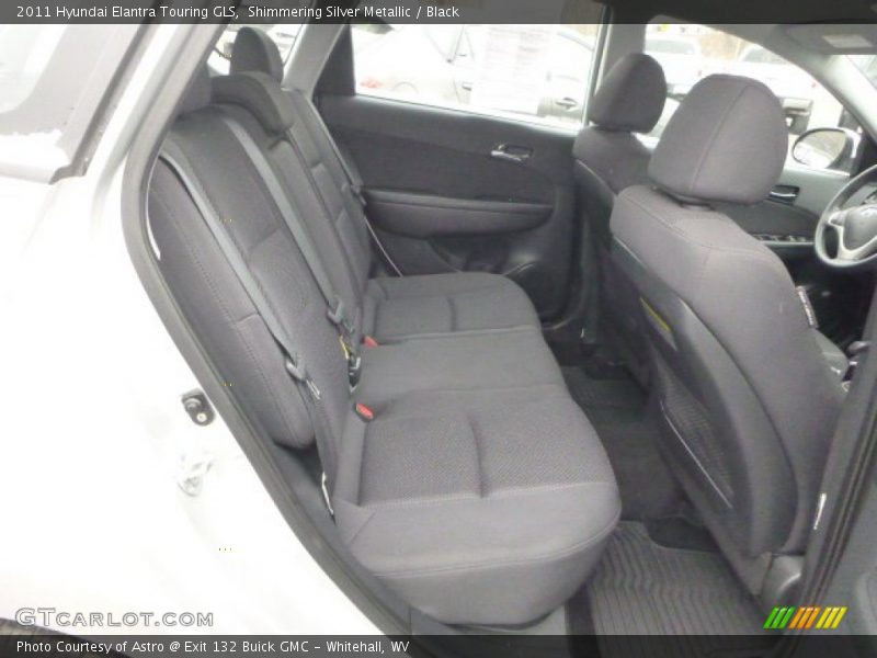 Shimmering Silver Metallic / Black 2011 Hyundai Elantra Touring GLS